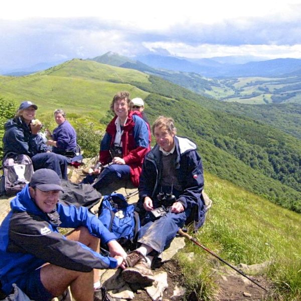 Wild Poland Group Atop Bieszczady Mts