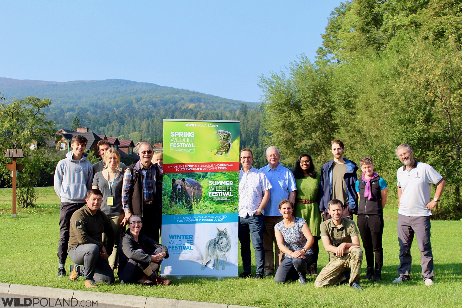 Summer Wildlife Festival Group in the Bieszczady Mts, Eastern Carpathians