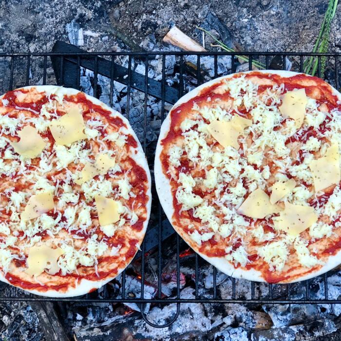 How About Pizza For A Campfire Dinner? A Special Option For Kids ;)